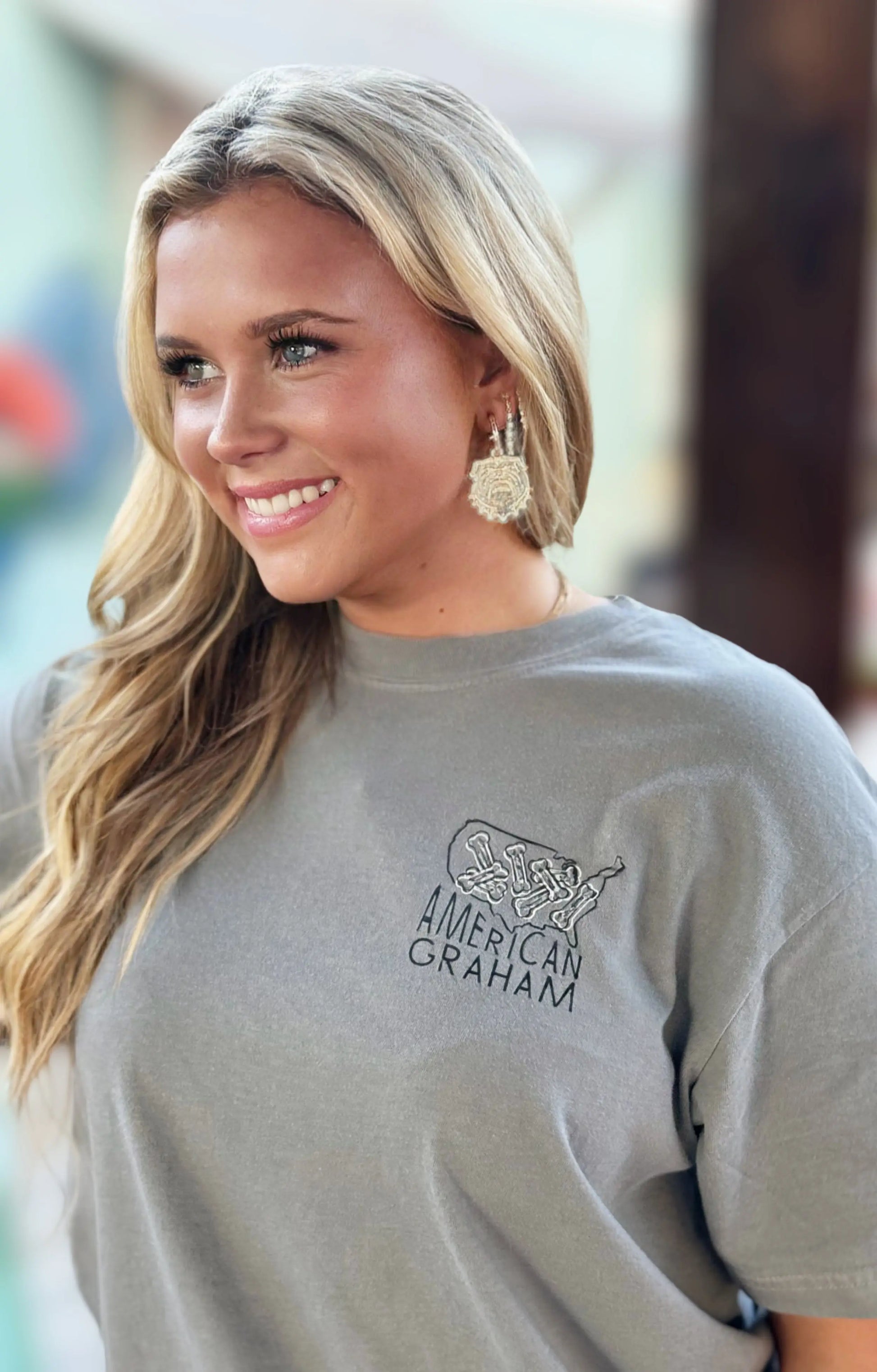 Here comes the BOOM bulldog comfort tee American Graham Apparel