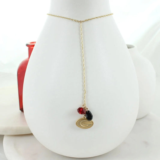 32" Georgia Matte Gold Logo Y Necklace Seasons Jewelry
