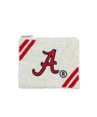 Atlanta Braves Beaded Coin Purse American Graham Apparel