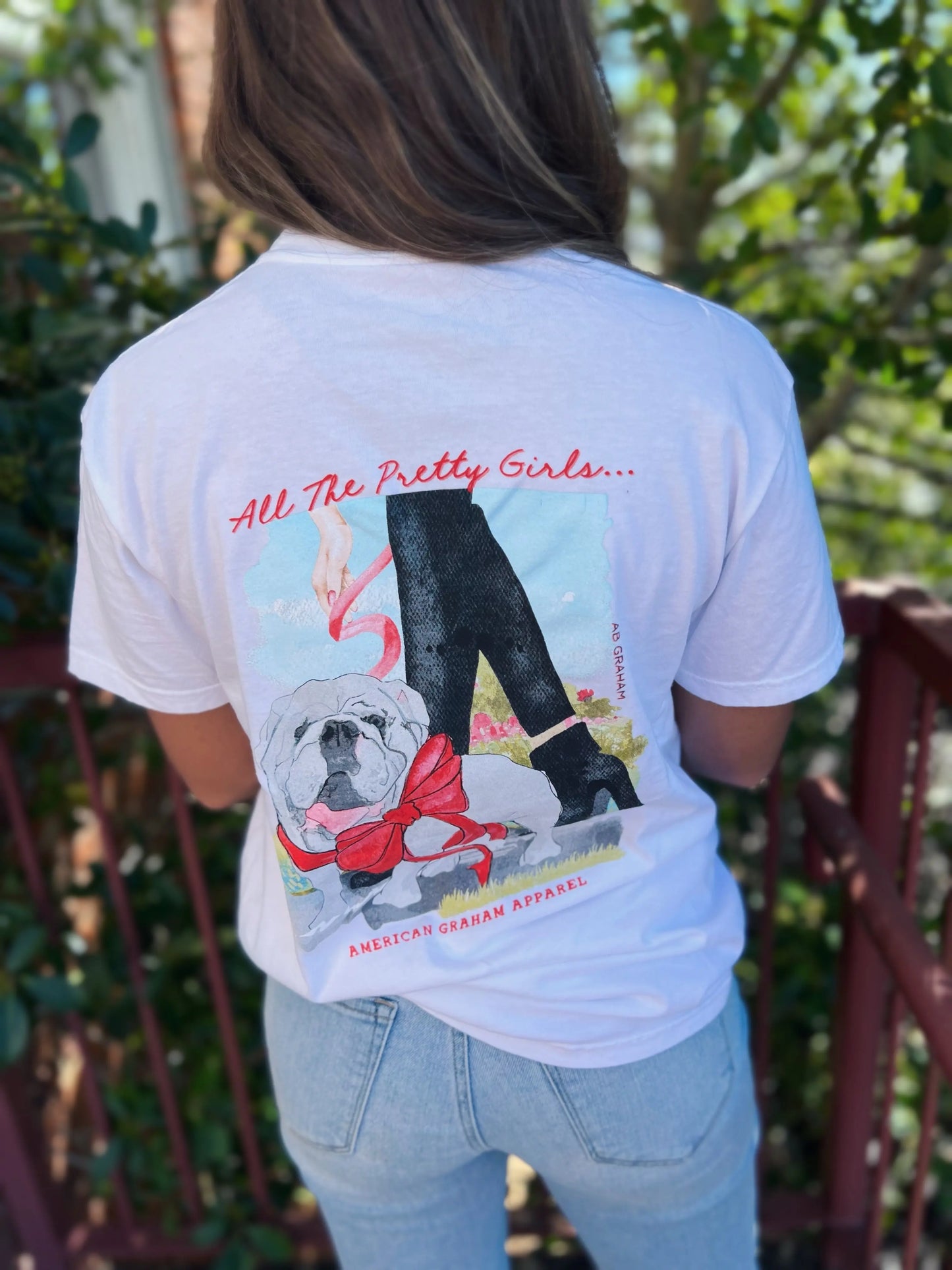 All The Pretty Girls Walk Like This Comfort Tee American Graham Apparel