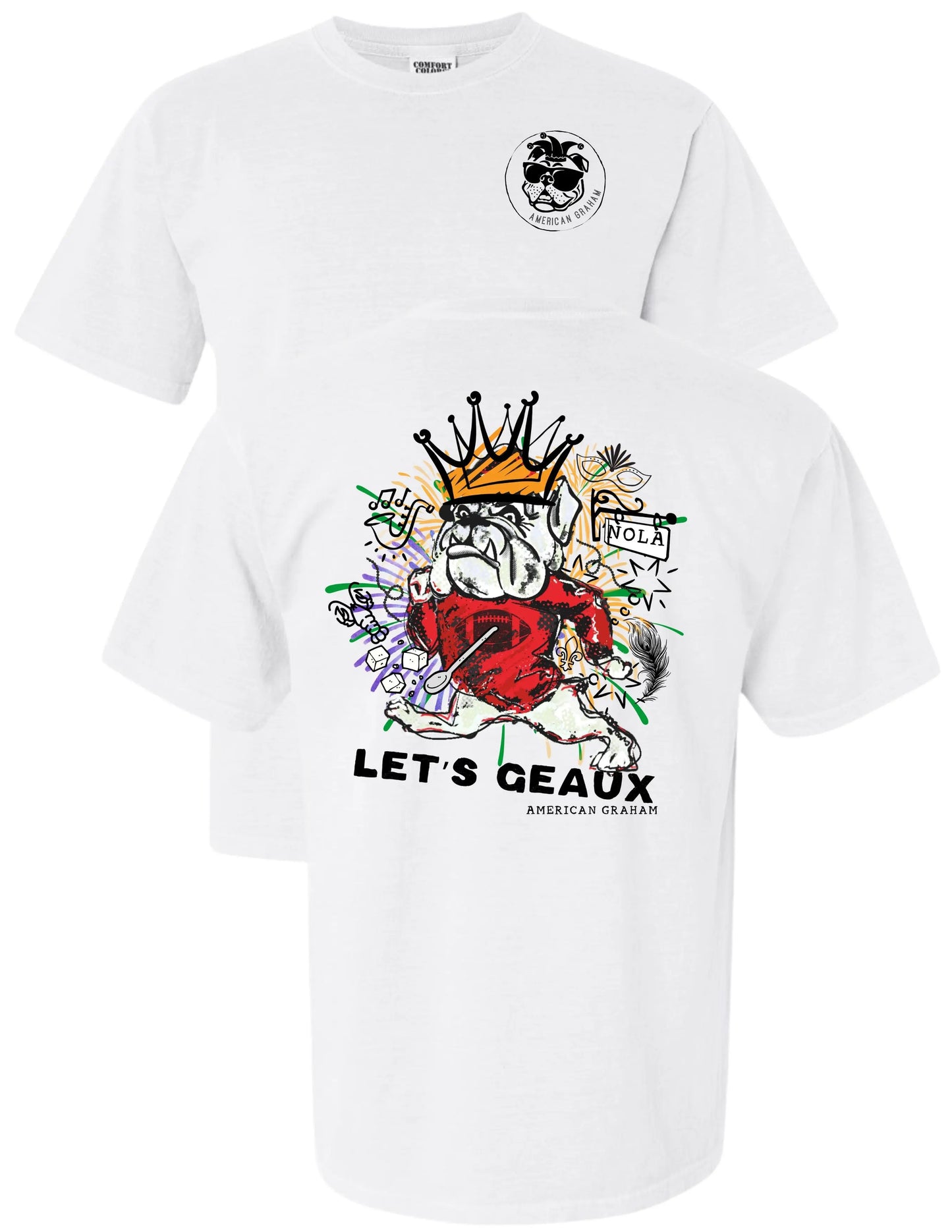 NOLA TO NATTY Comfort Tee American Graham Apparel