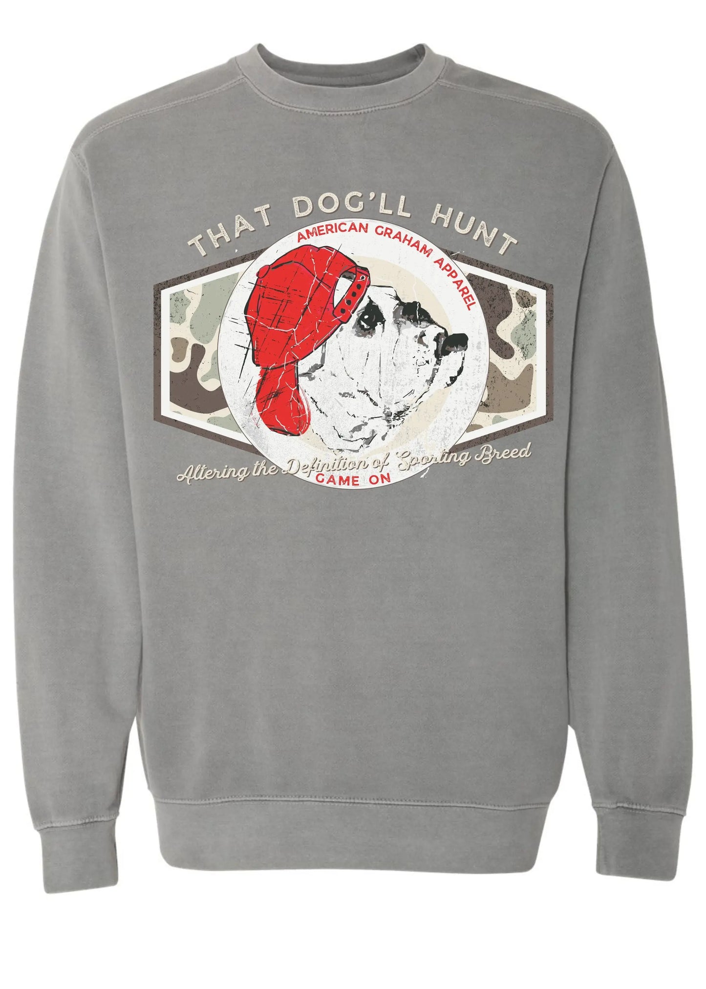 Game On: Sporting Bulldog Graphic Sweatshirt - American Graham Apparel American Graham Apparel