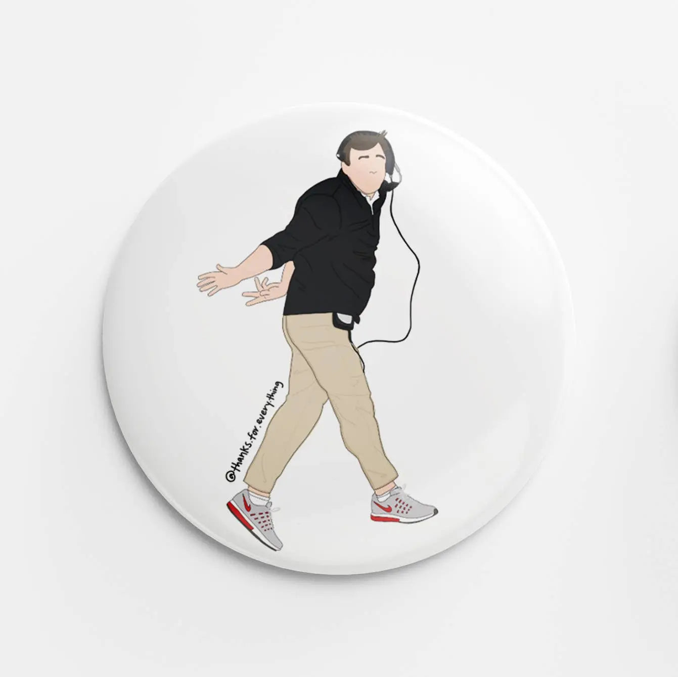 Kirby Button Thanks For Everything