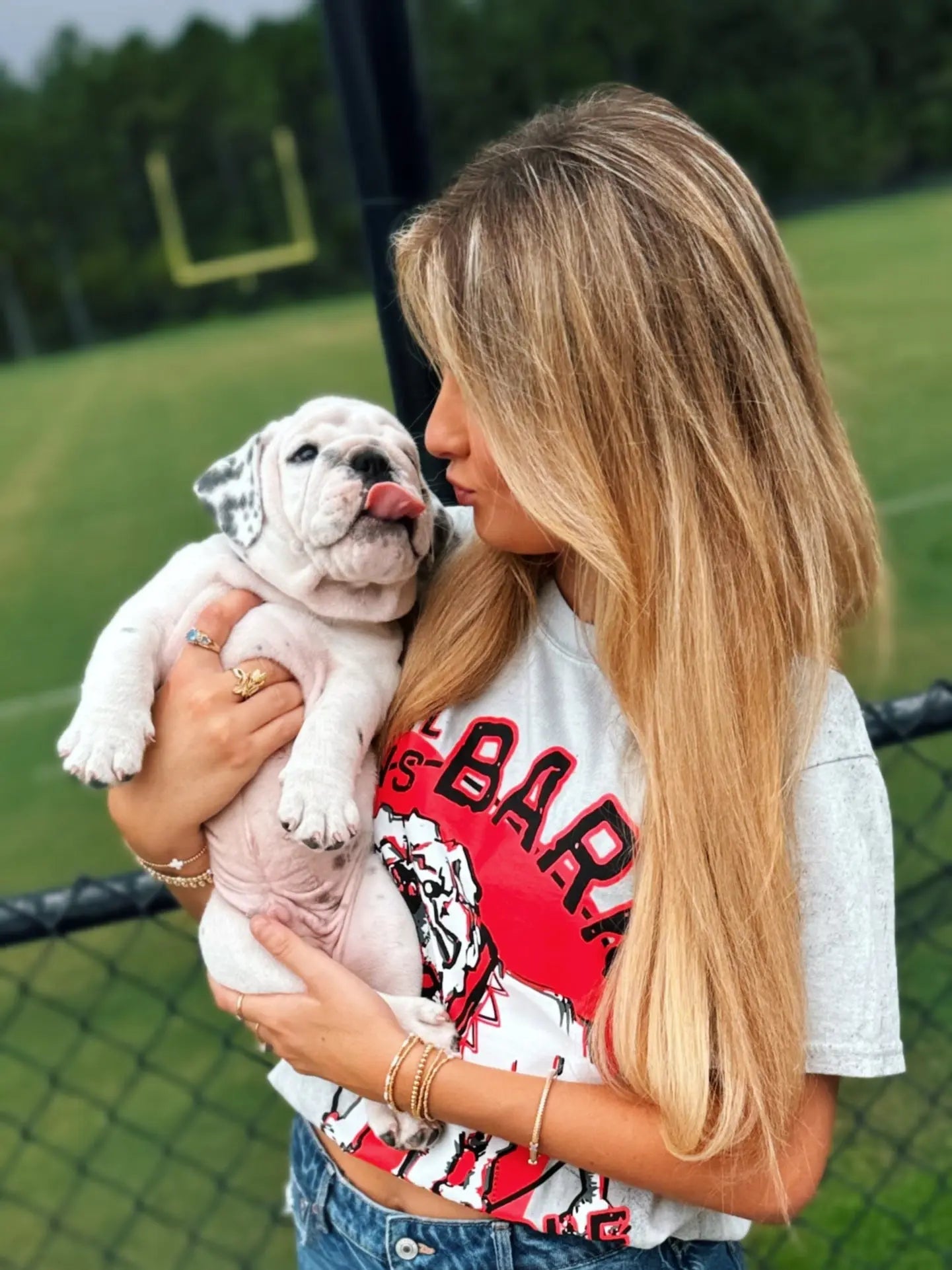 Real Fans BARK At People Acid Wash Graphic T-Shirt - American Graham Apparel American Graham Apparel