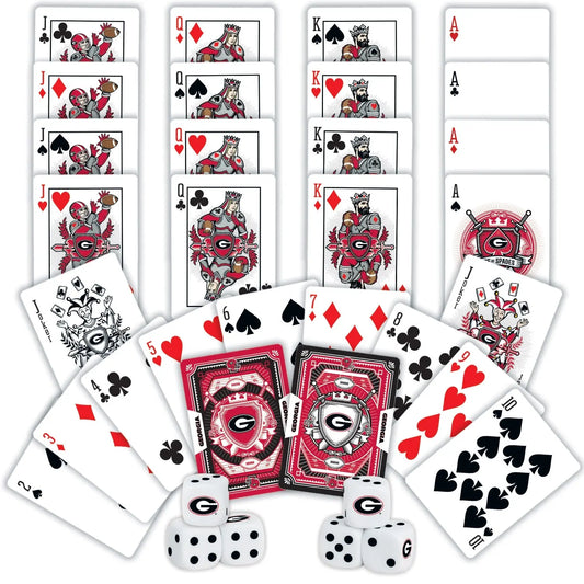 Georgia Bulldogs - 2-Pack Playing Cards & Dice Set American Graham