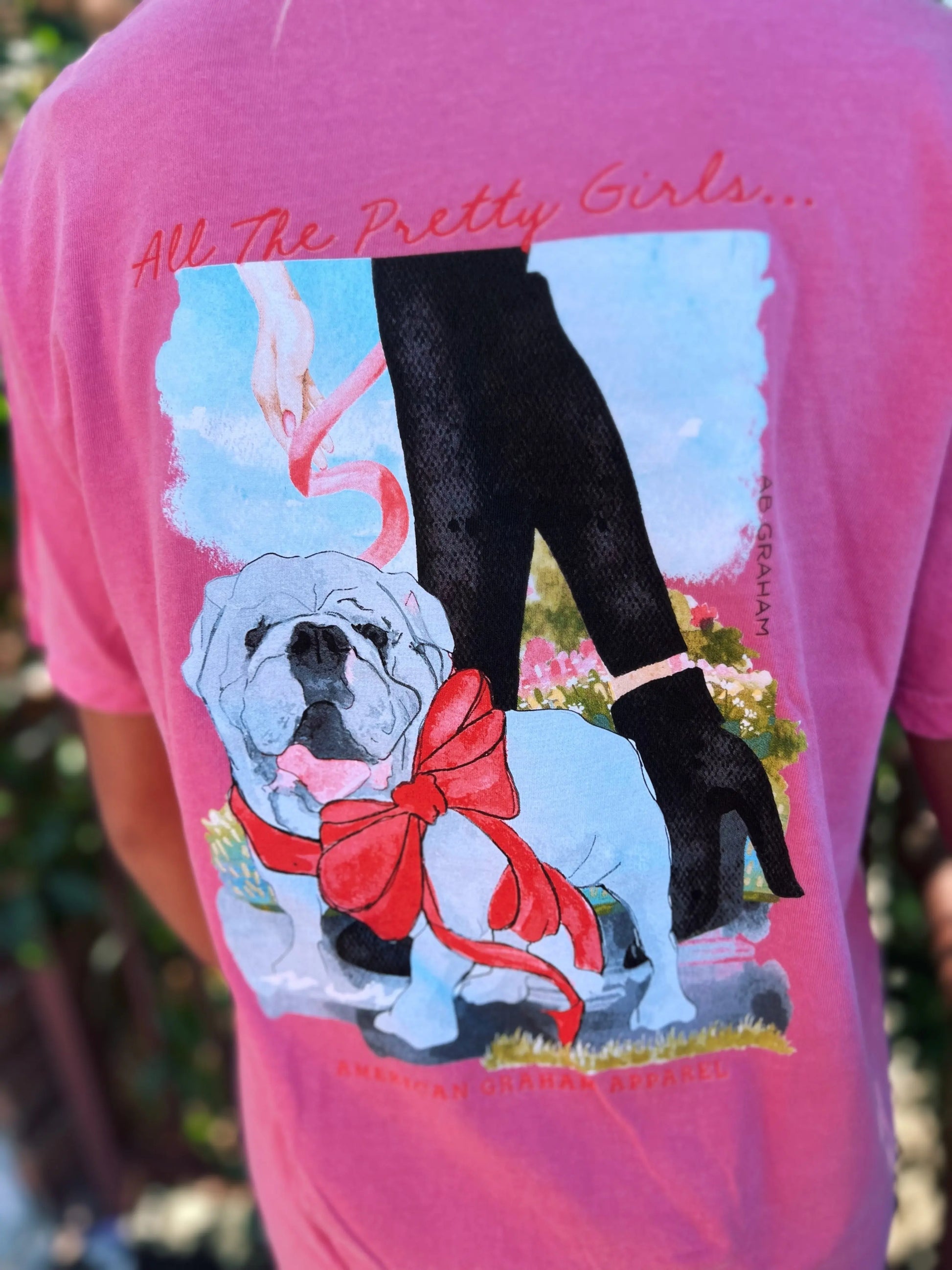 All The Pretty Girls Walk Like This Comfort Tee American Graham Apparel