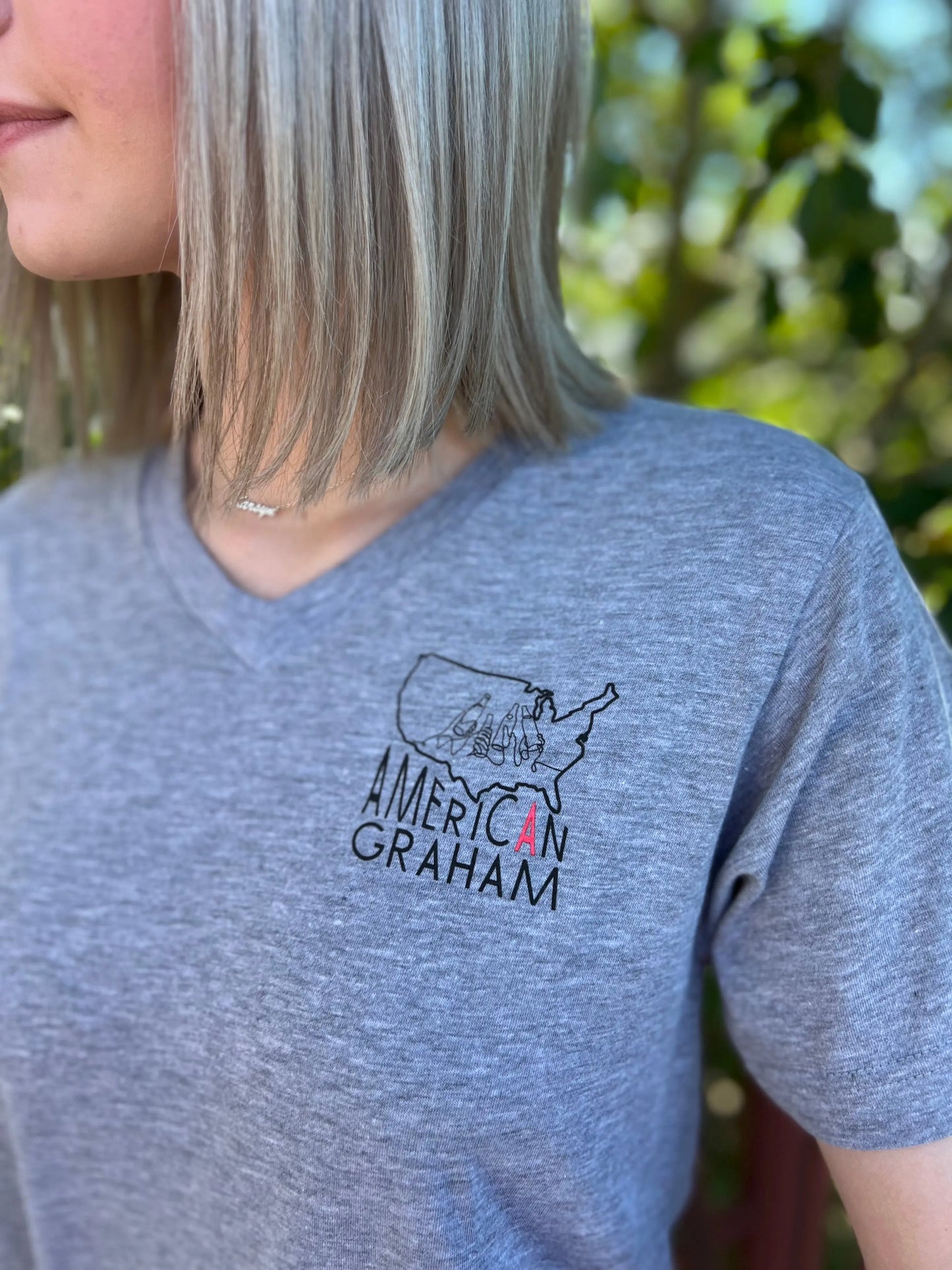 Brewed to BITE GA/FL V-Neck Tee American Graham Apparel