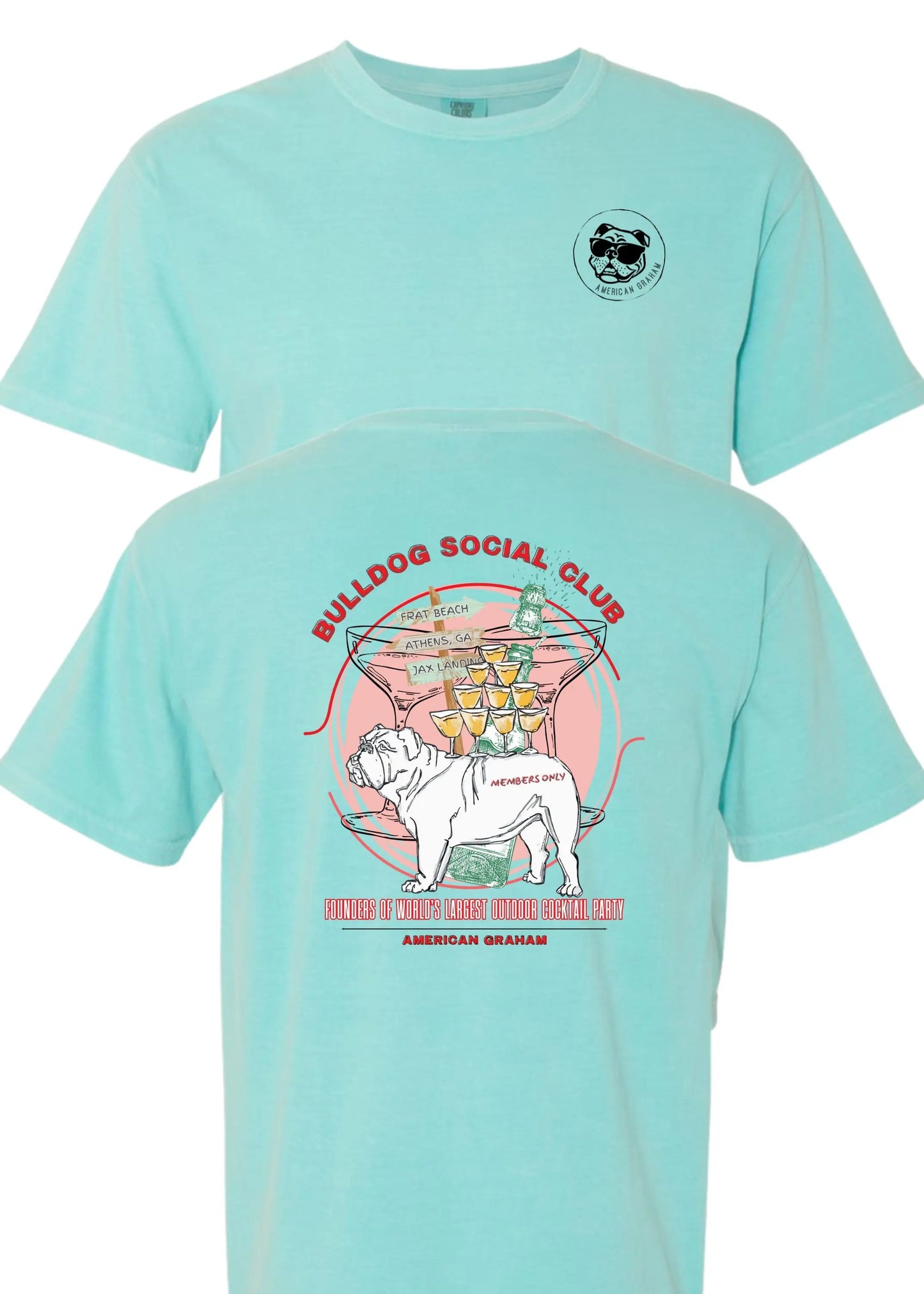 Cocktails, Anyone? Bulldog Social Club - American Graham Apparel American Graham Apparel