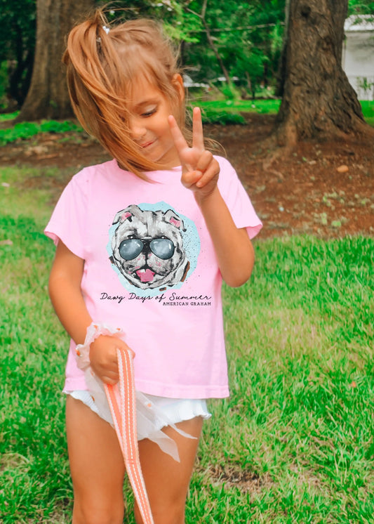 Youth Dawg Days of Summer Comfort Colors Tee American Graham Apparel