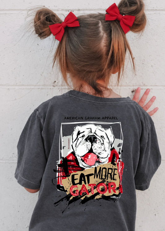 Eat More Gator Youth Comfort Colors® Graphic T-Shirt | Pepper