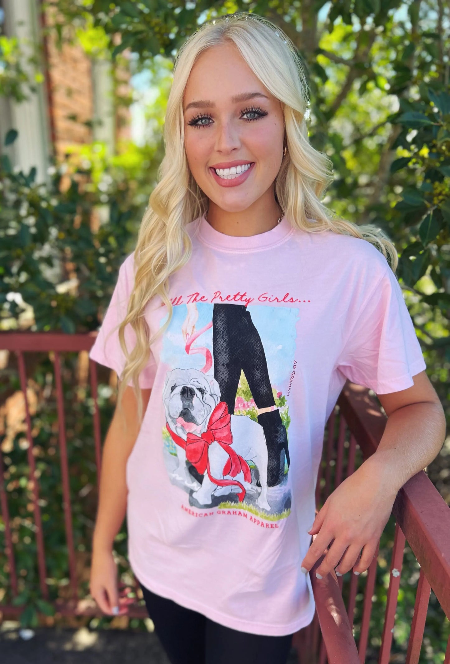 MATCHING ADULT All The Pretty Girls Walk Like This Blossom Comfort Tee American Graham Apparel