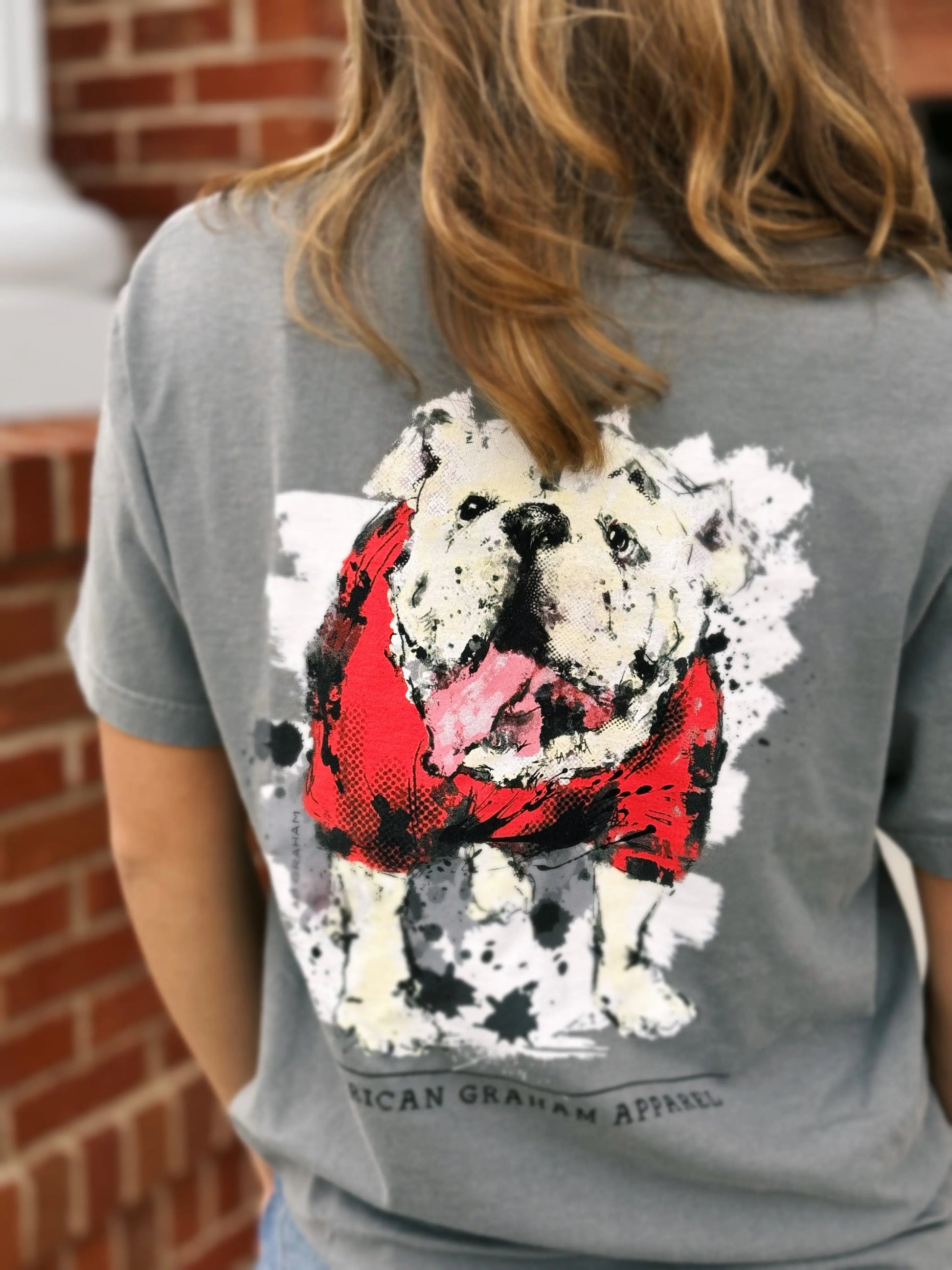 Here comes the BOOM bulldog comfort tee American Graham Apparel