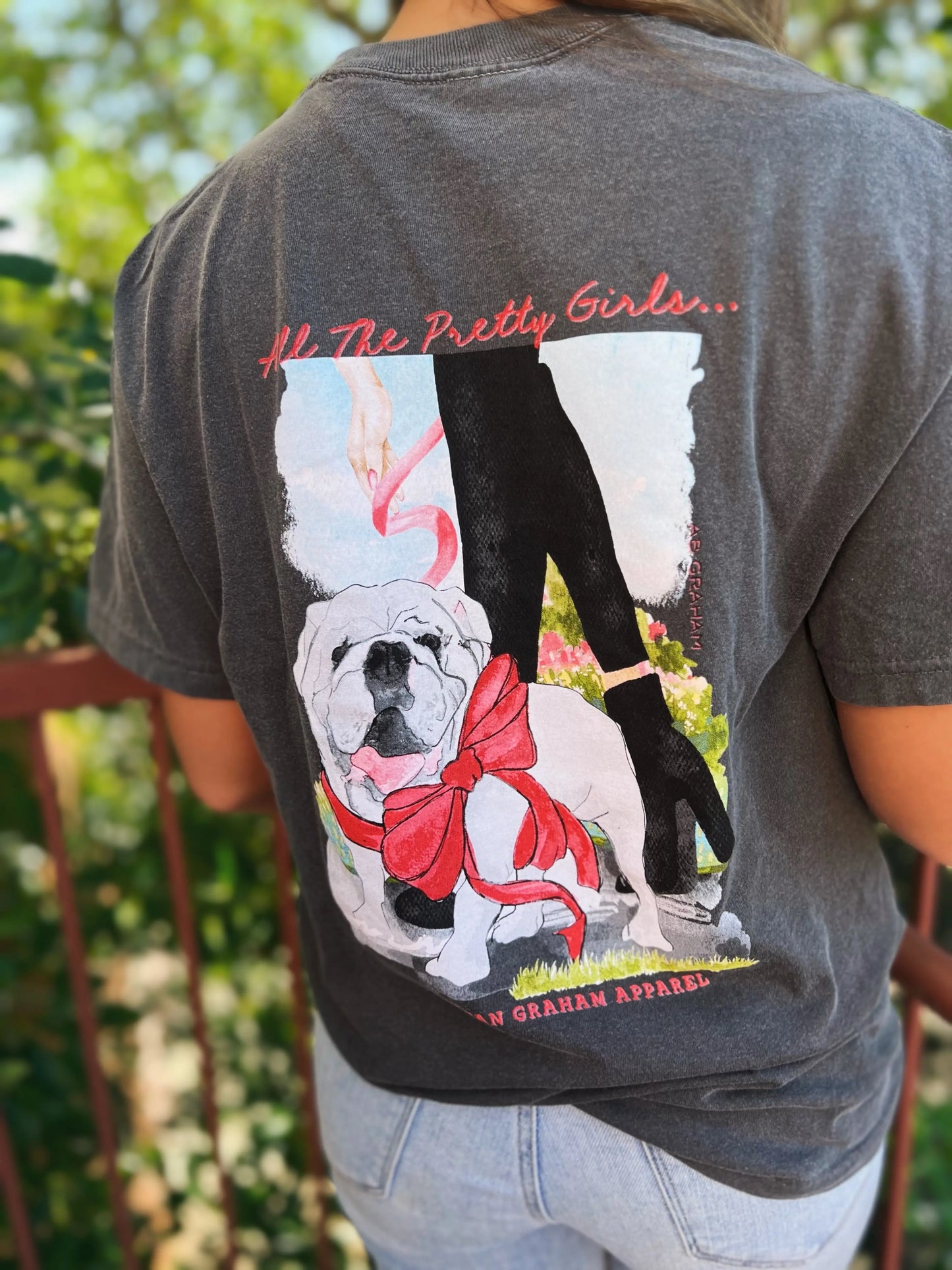 All The Pretty Girls Walk Like This Comfort Tee American Graham Apparel