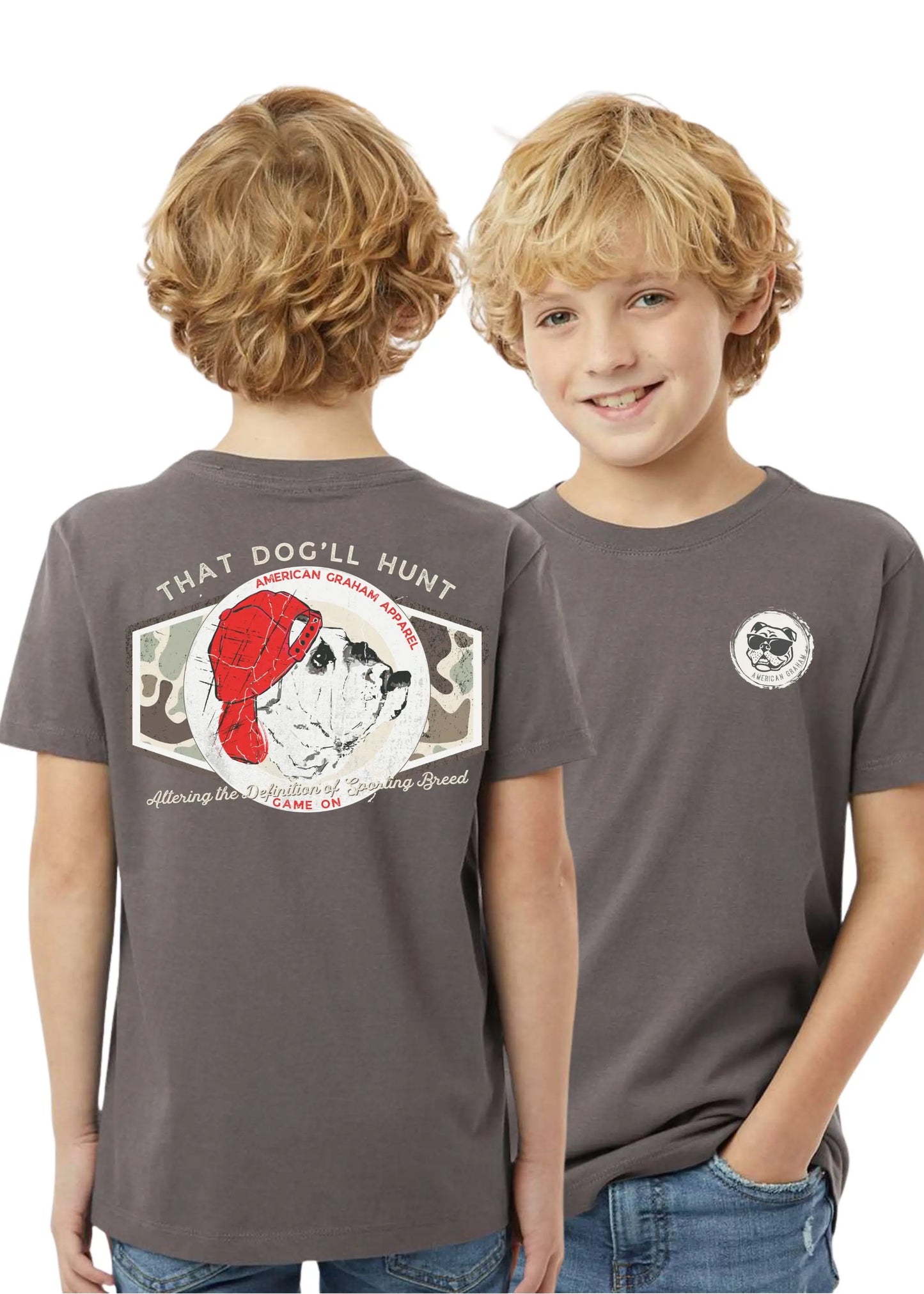 YOUTH Game On: Sporting Bulldog Graphic T-Shirt - American Graham Apparel American Graham Apparel