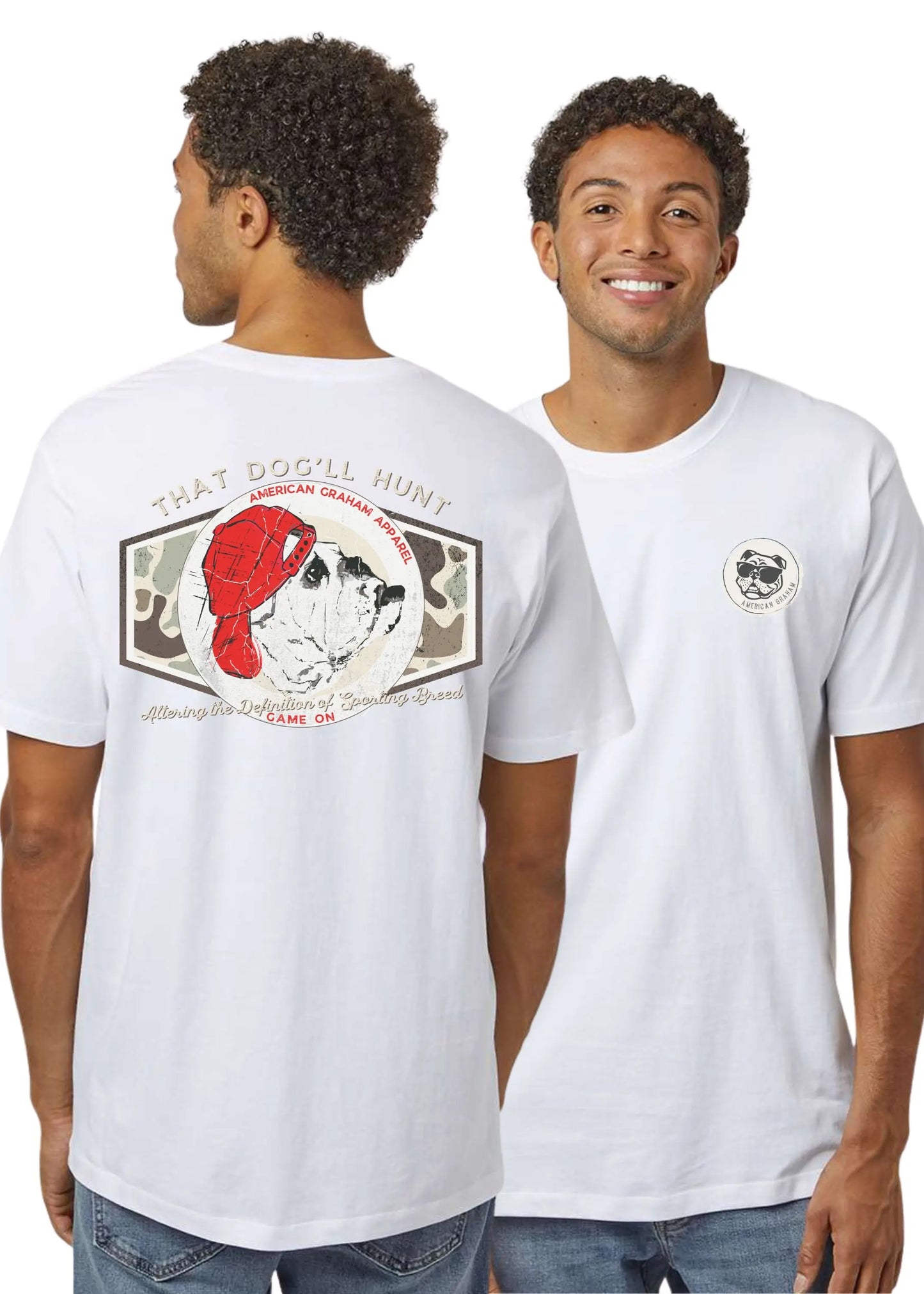 Game On: Sporting Bulldog Graphic T-Shirt - American Graham Apparel American Graham Apparel