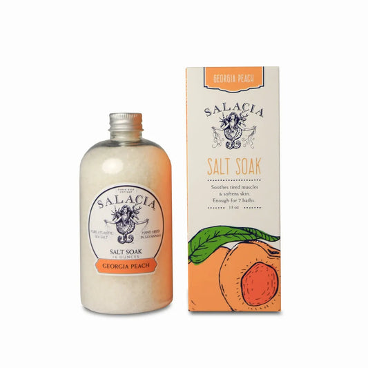 Salacia Salts Georgia Peach Boxed Salt Soak Salacia Salts