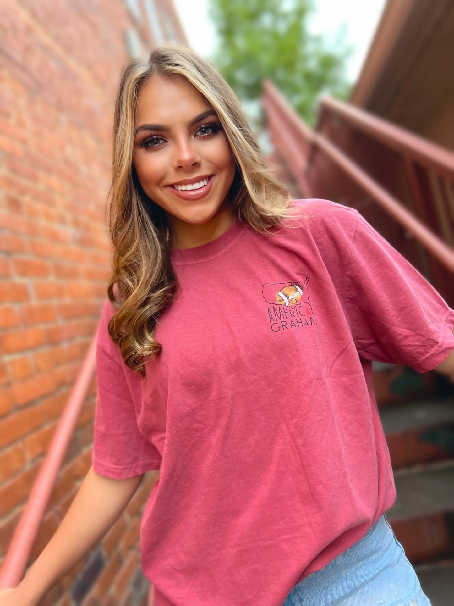 HERE TO TAKE IT ALL Comfort Tee American Graham Apparel