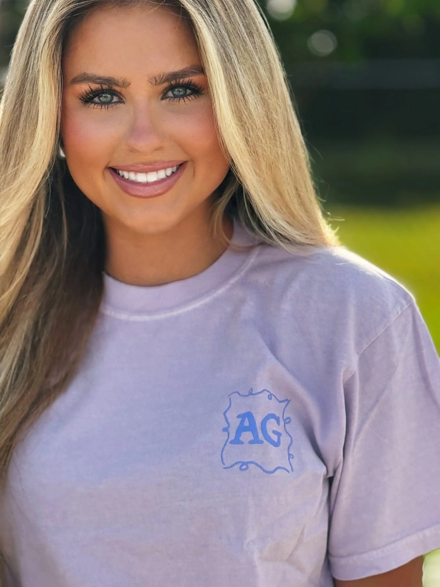 It's Giving Spring, Hydrangea Floral Graphic Tee American Graham Apparel