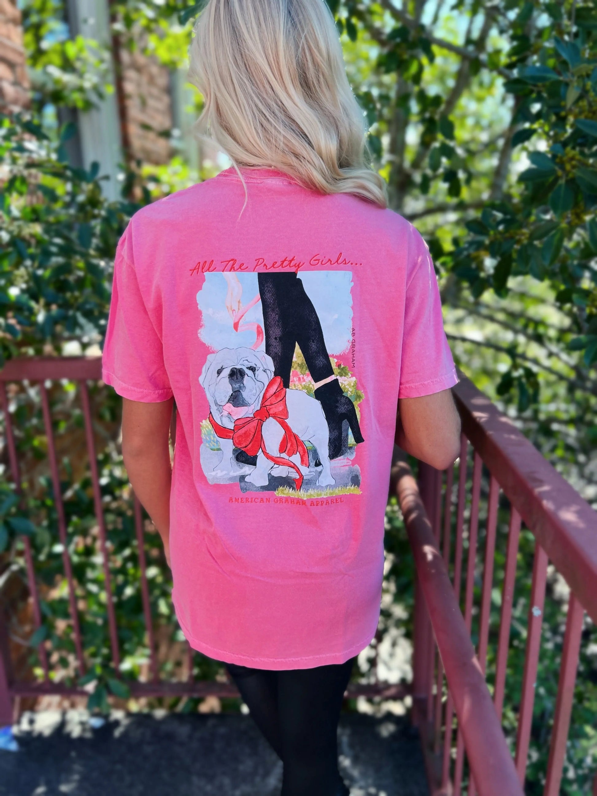All The Pretty Girls Walk Like This Comfort Tee American Graham Apparel
