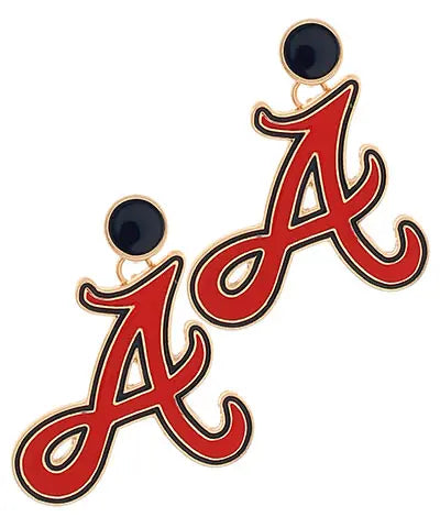 Braves Drop Earrings American Graham Apparel
