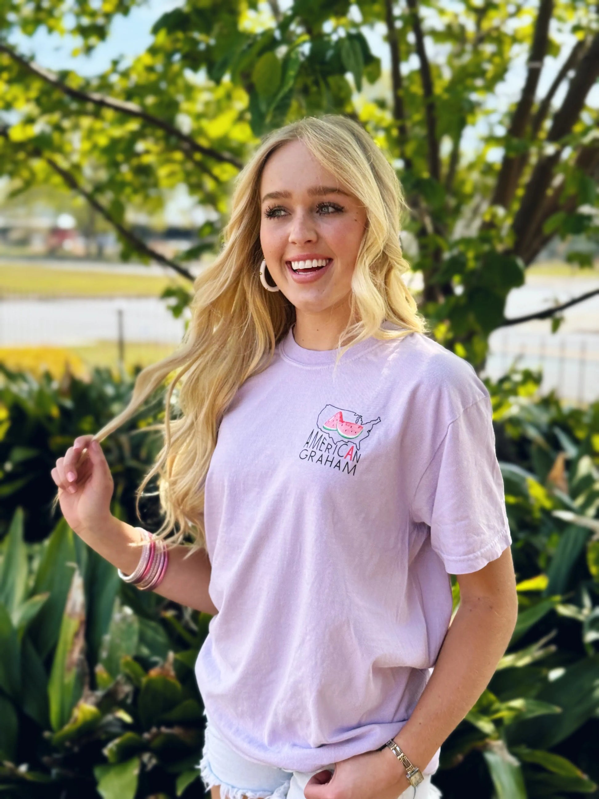 Southern Soulmates Salty Watermelon Comfort Tee American Graham Apparel