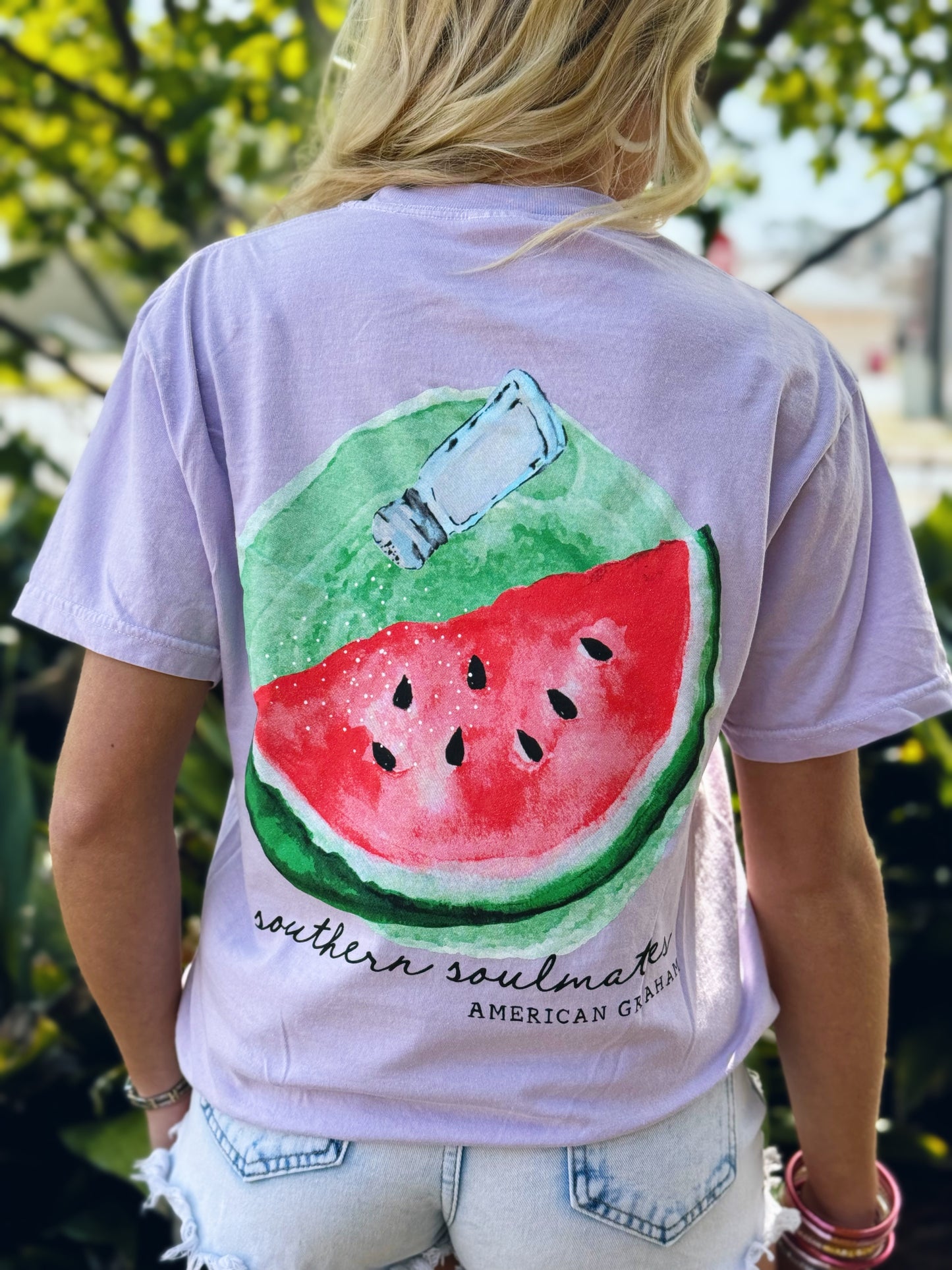 Southern Soulmates Salty Watermelon Comfort Tee