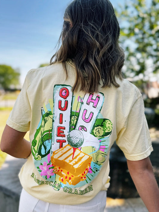 Hush Y'all Golf Comfort Tee American Graham Apparel