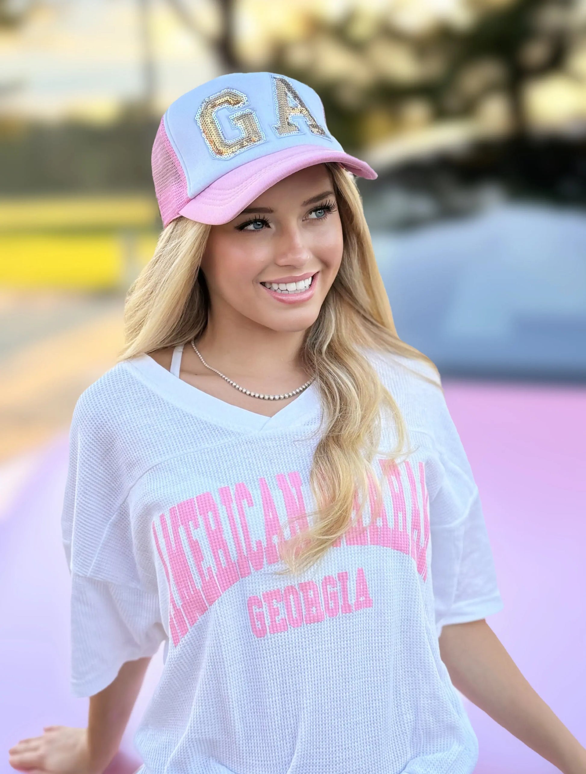 American Graham Waffle Jersey Crop Top American Graham Apparel