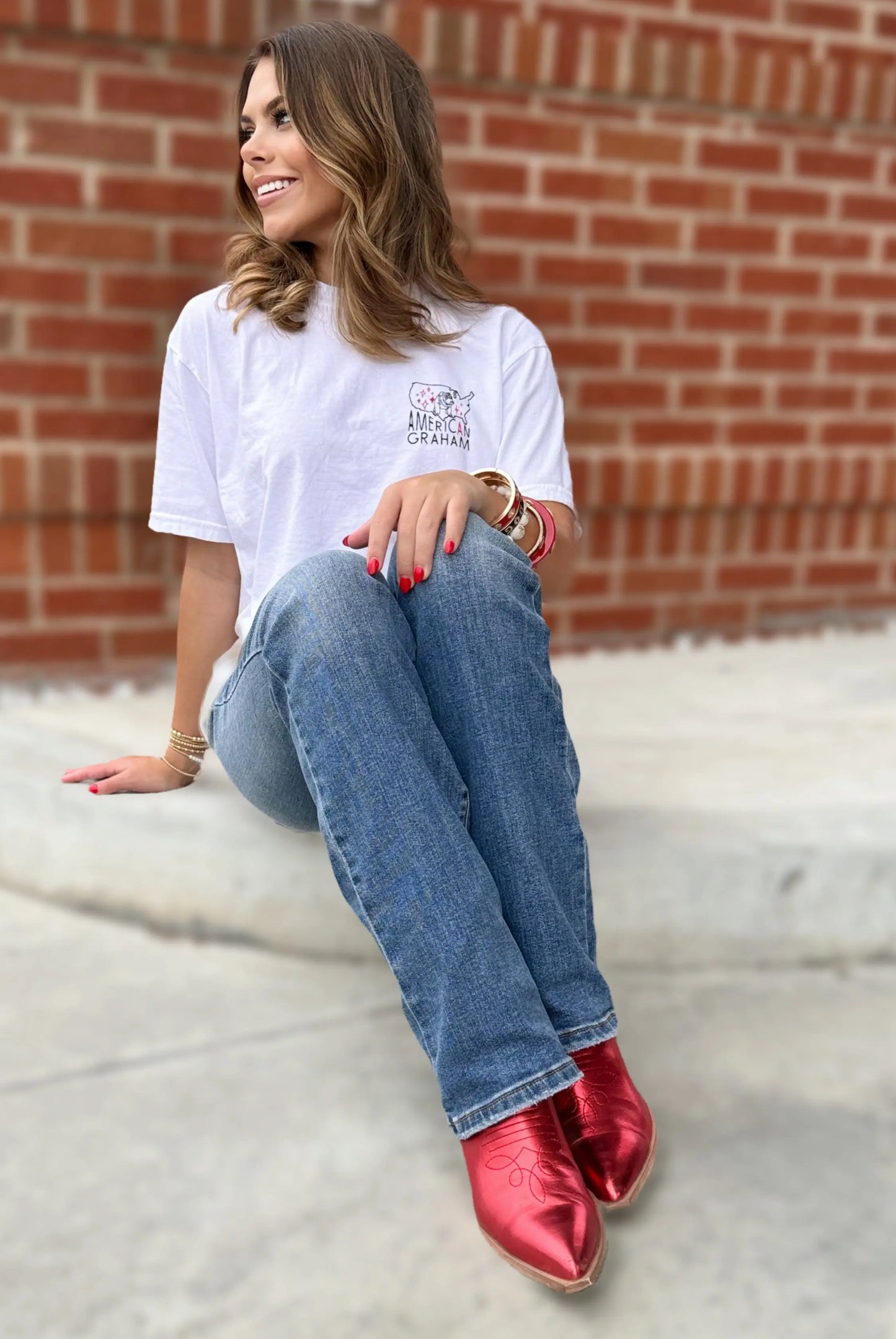 There's No Place Like>>> Athens Tee American Graham Apparel