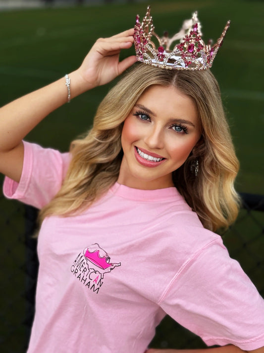 Tailgate Queen Graphic T-Shirt - American Graham Apparel American Graham Apparel