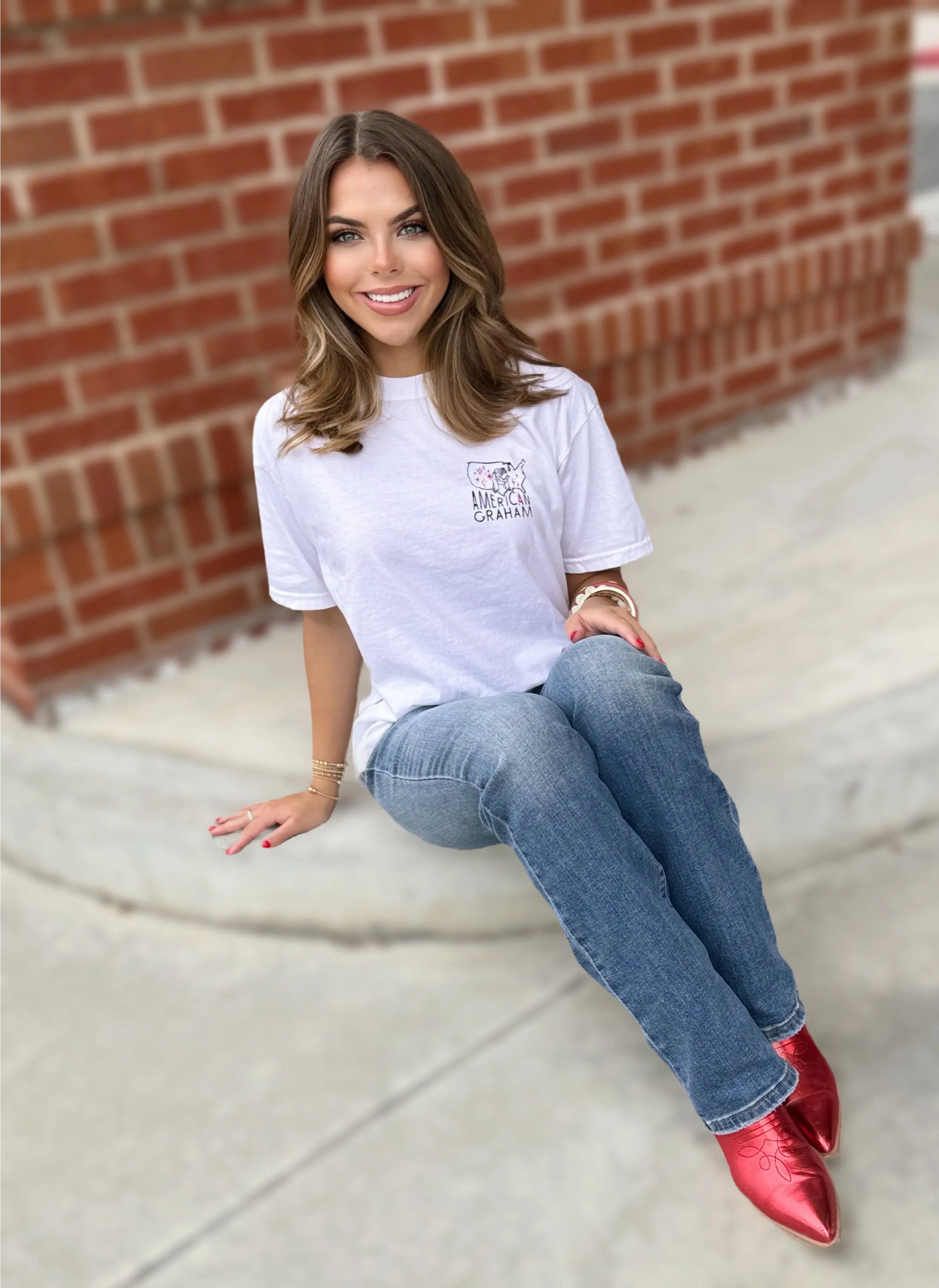 There's No Place Like>>> Athens Tee American Graham Apparel