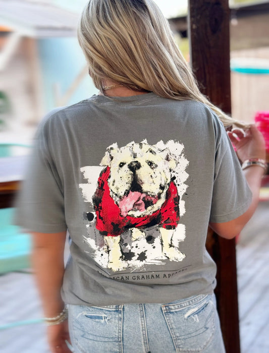 Here comes the BOOM bulldog comfort tee American Graham Apparel