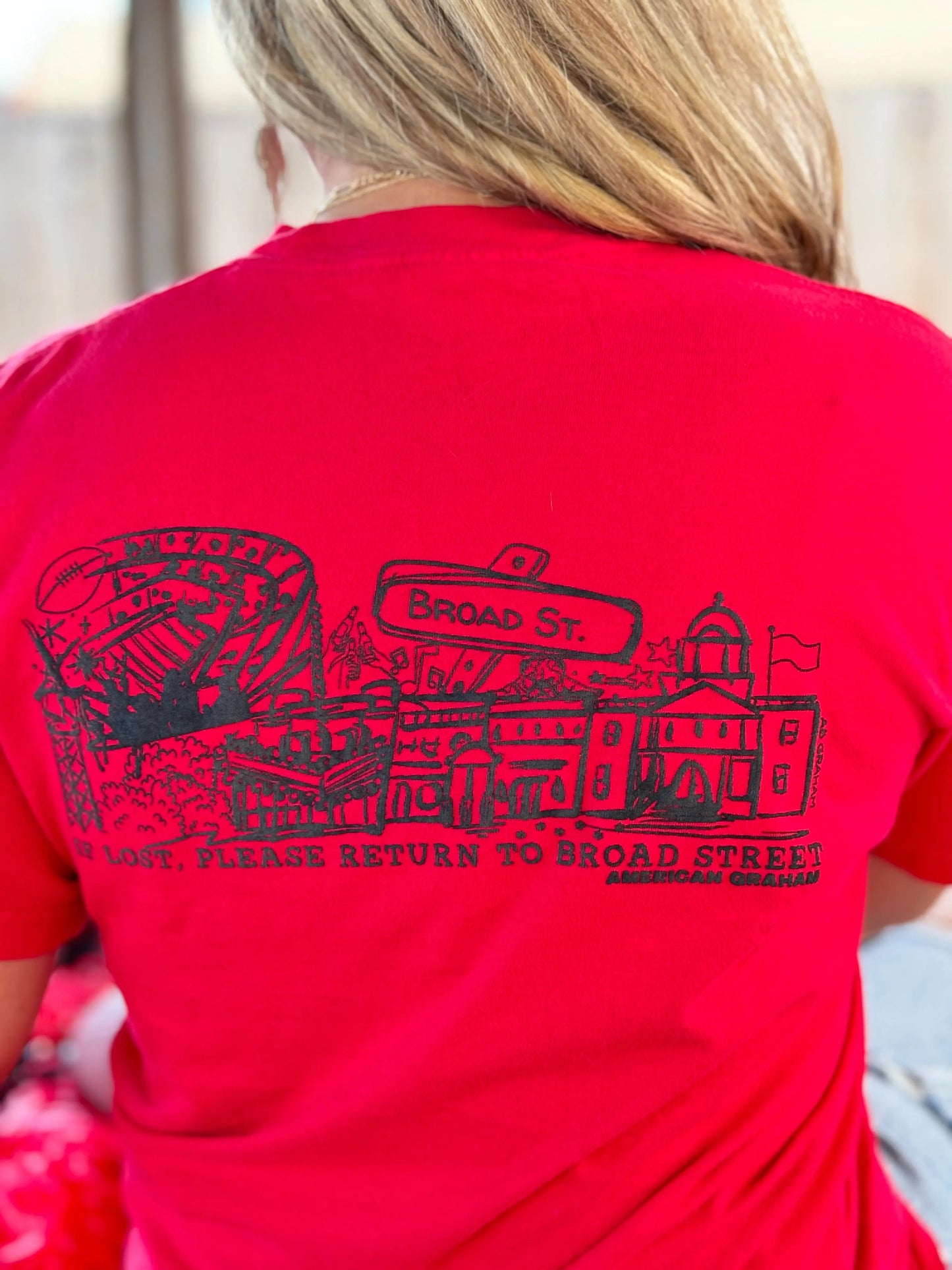 Puff Ink Down Town Athens, GA Comfort Tee American Graham Apparel