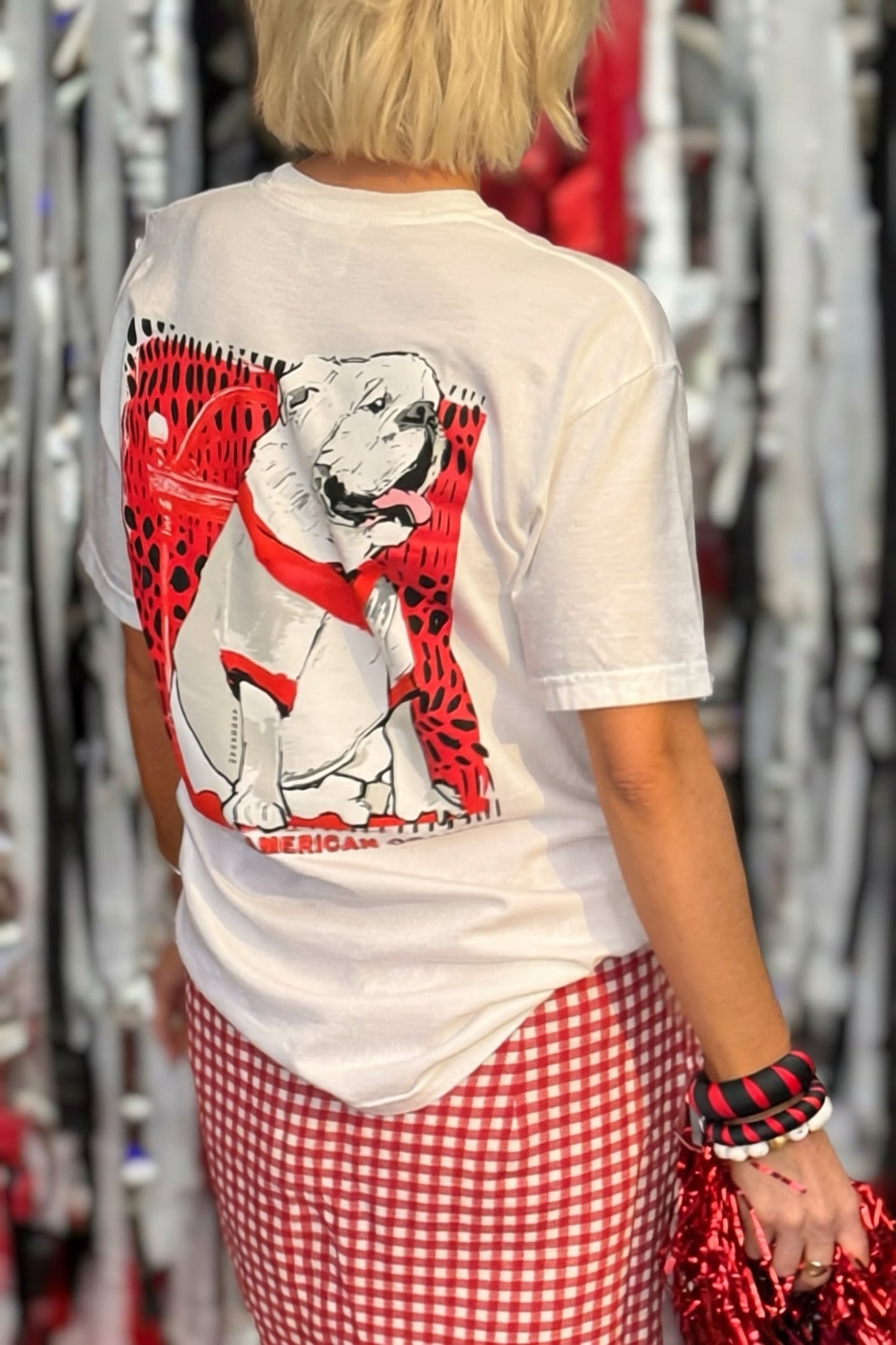 Classic Game Day Bulldog Comfort Colors® Graphic T-Shirt