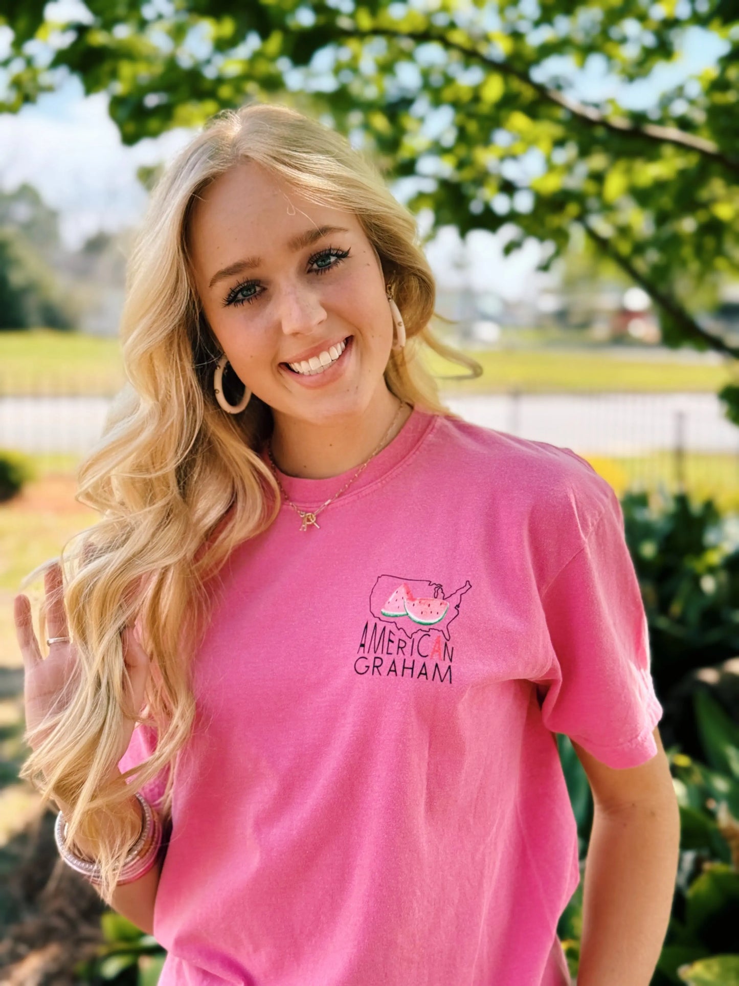 Southern Soulmates Salty Watermelon Comfort Tee American Graham Apparel