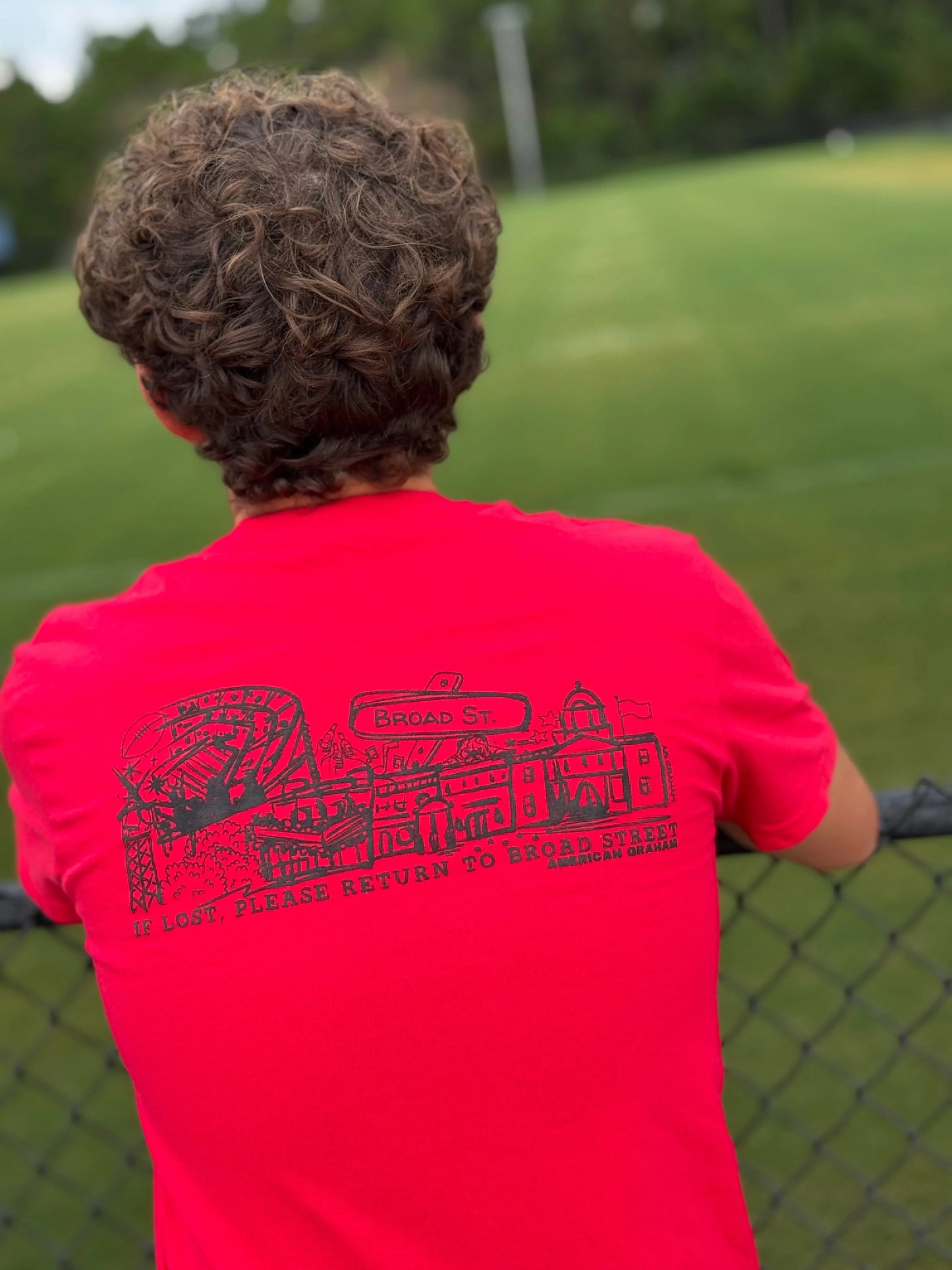 American Graham Puff Ink Down Town Athens GA Comfort Tee American Graham Apparel