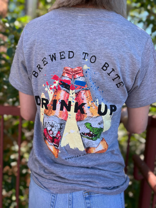 Brewed to BITE GA/FL V-Neck Tee American Graham Apparel