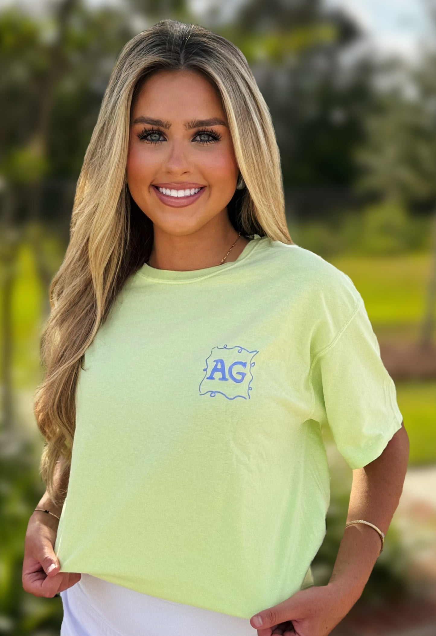 It's Giving Spring, Hydrangea Floral Graphic Tee American Graham Apparel
