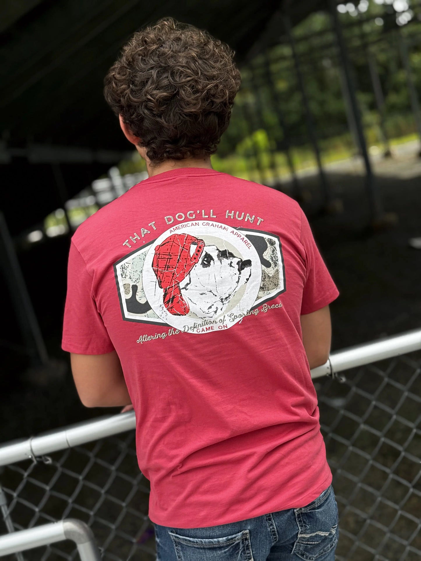 Game On: Sporting Bulldog Graphic T-Shirt - American Graham Apparel American Graham Apparel