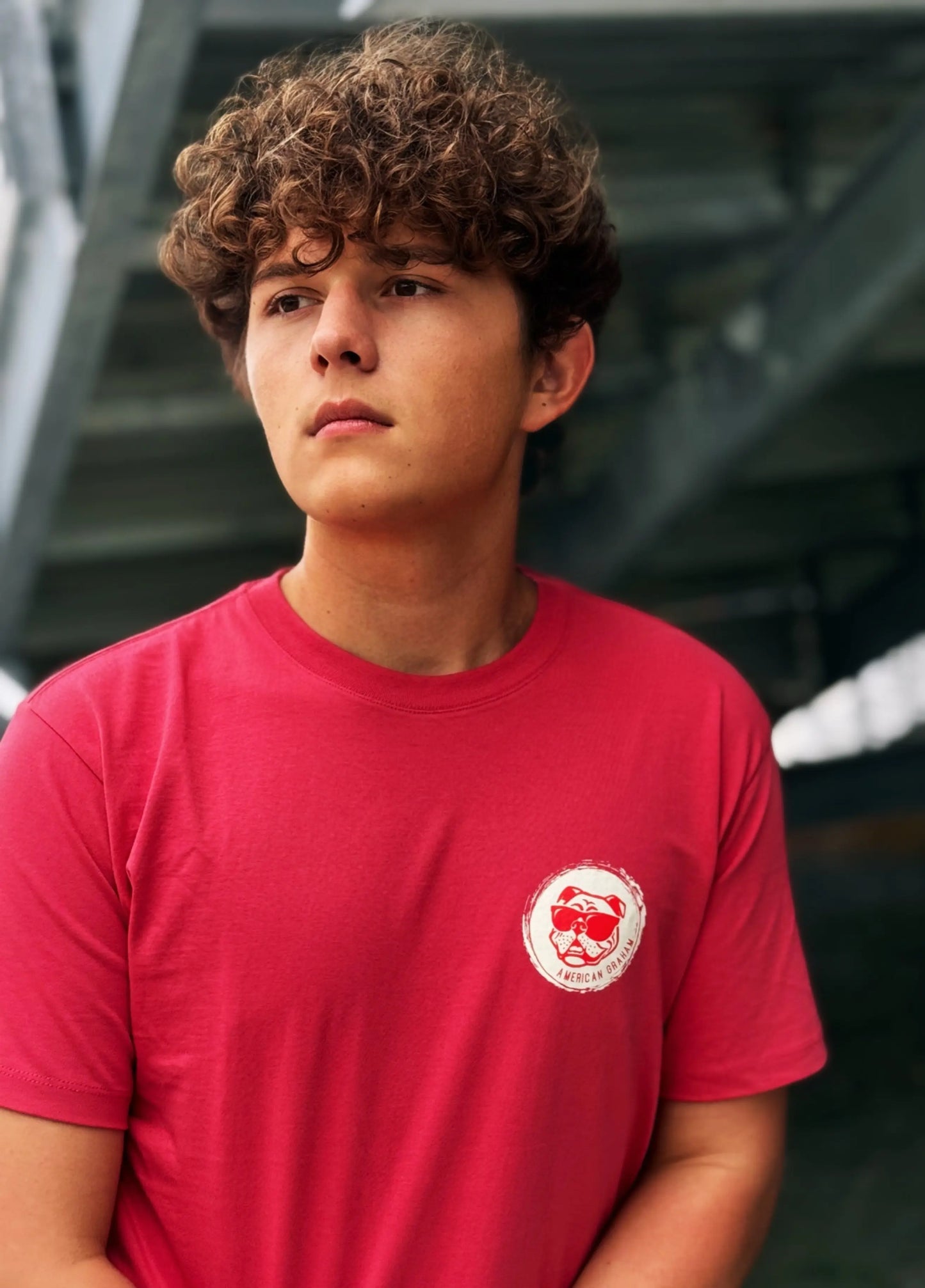 Game On: Sporting Bulldog Graphic T-Shirt - American Graham Apparel American Graham Apparel