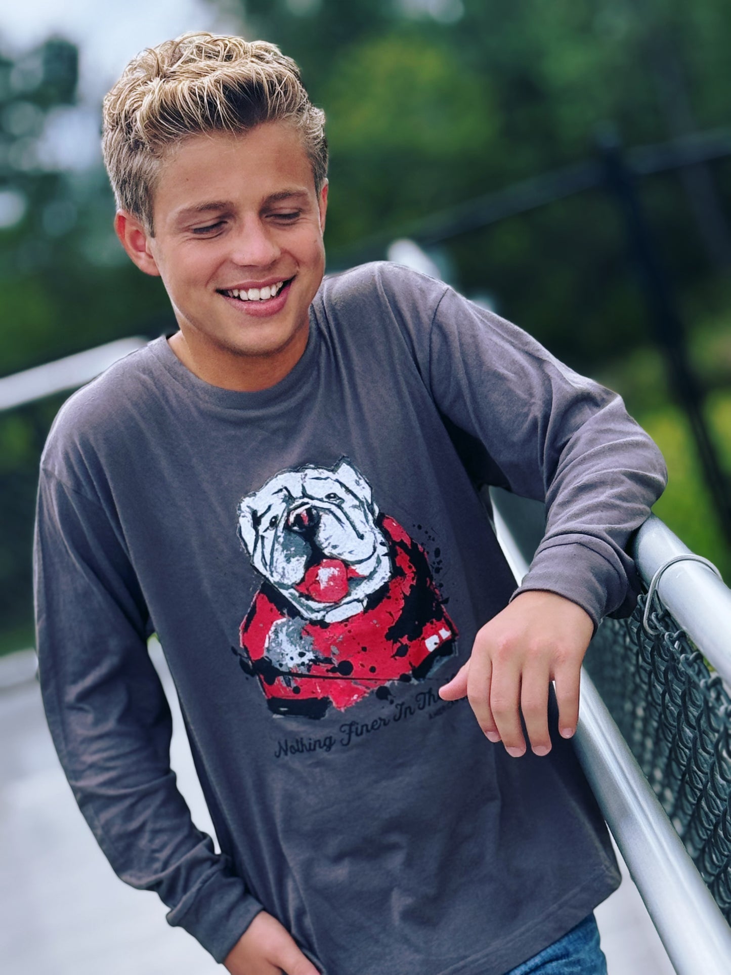 Youth Nothing Finer Long Sleeve Tee American Graham Apparel