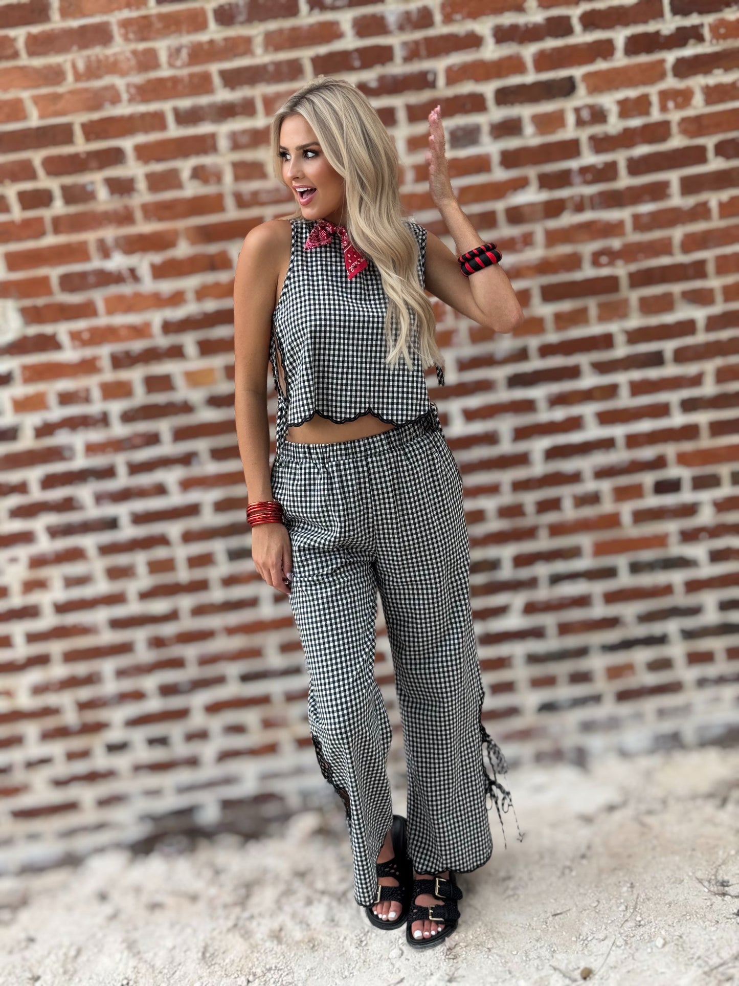 Das Hampton Gingham-Set