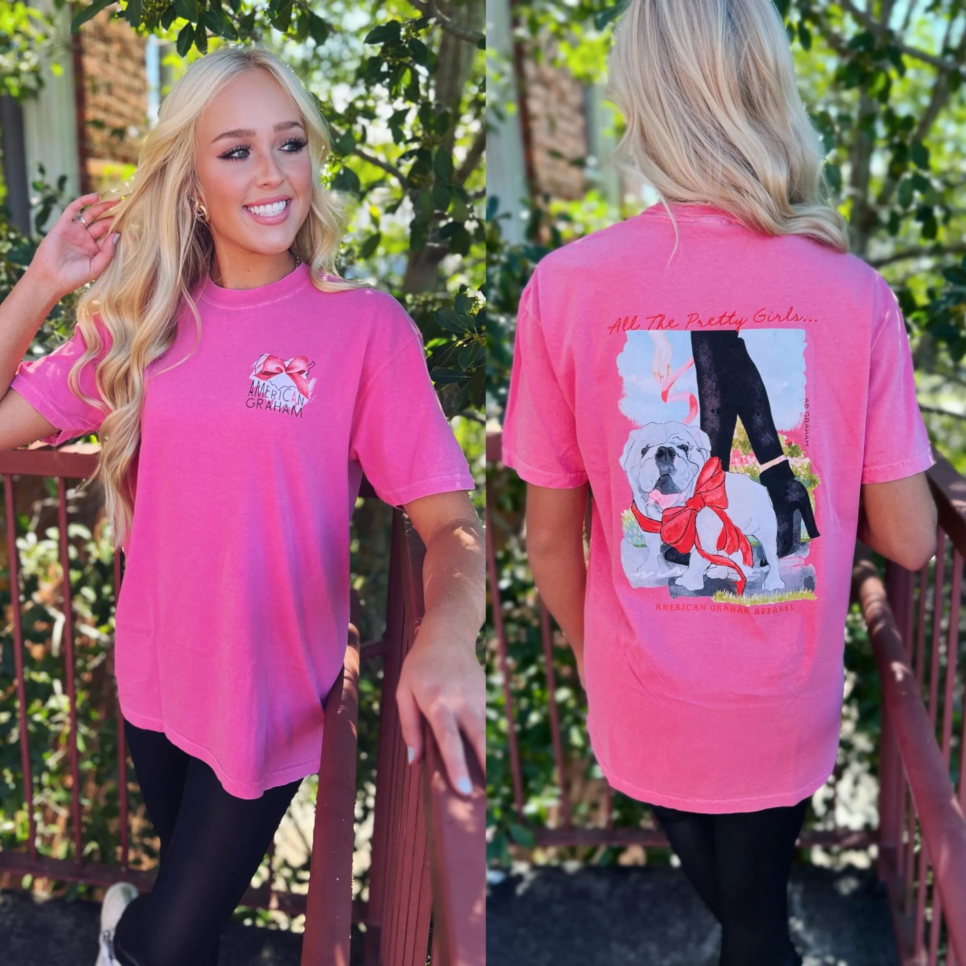 All The Pretty Girls Walk Like This Comfort Tee American Graham Apparel