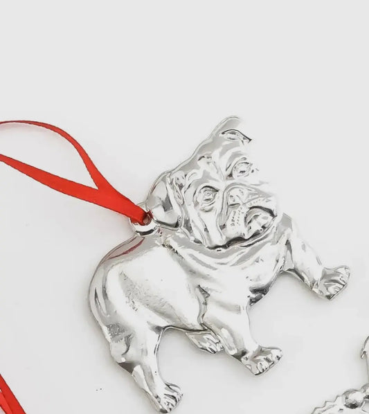 House of Morgan Pewter Bulldog Ornament House of Morgan Pewter