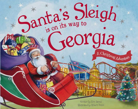 Santa's Sleigh Is On It's Way to Georgia Children's Book