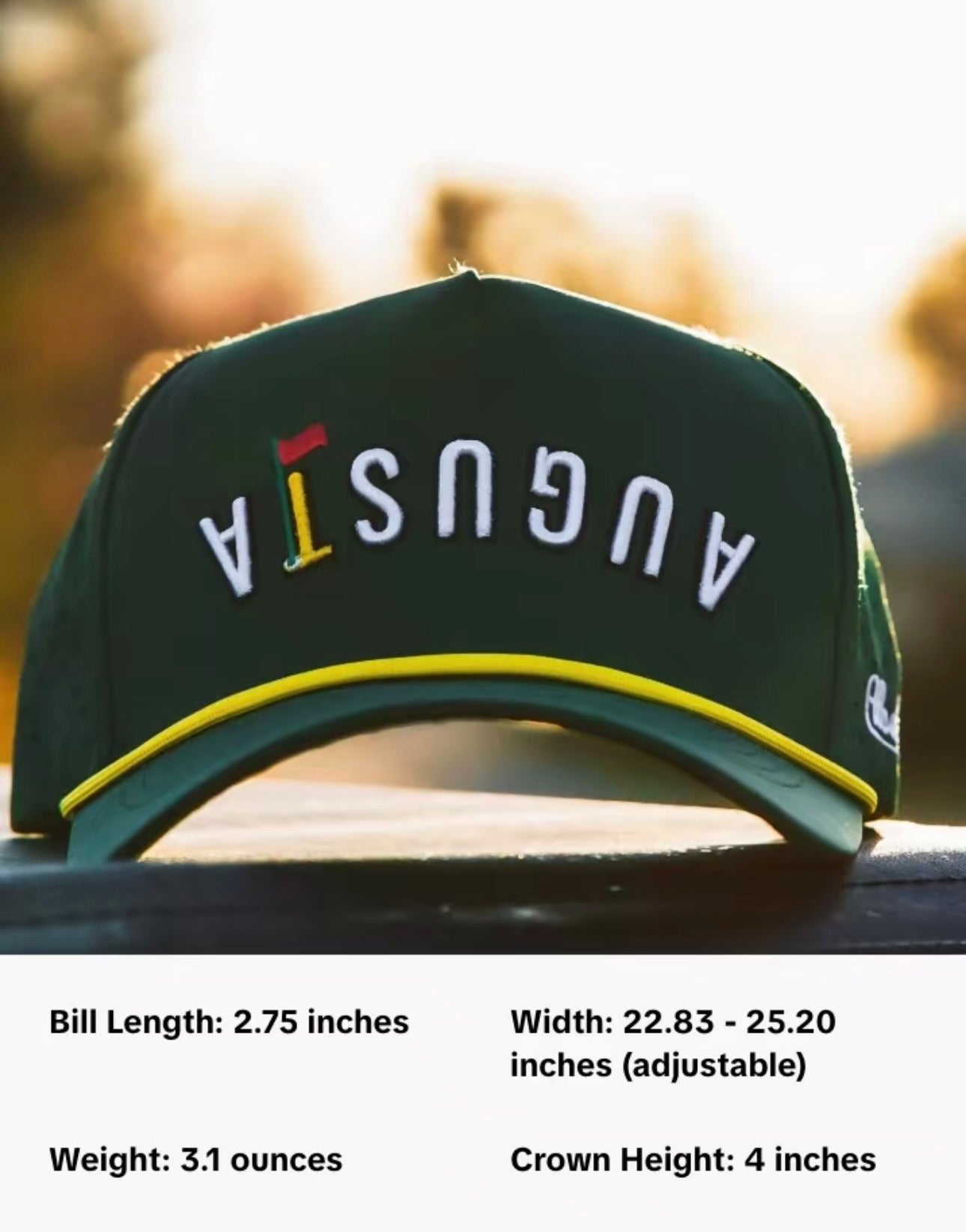 Green Augusta Rope Snapback Hat