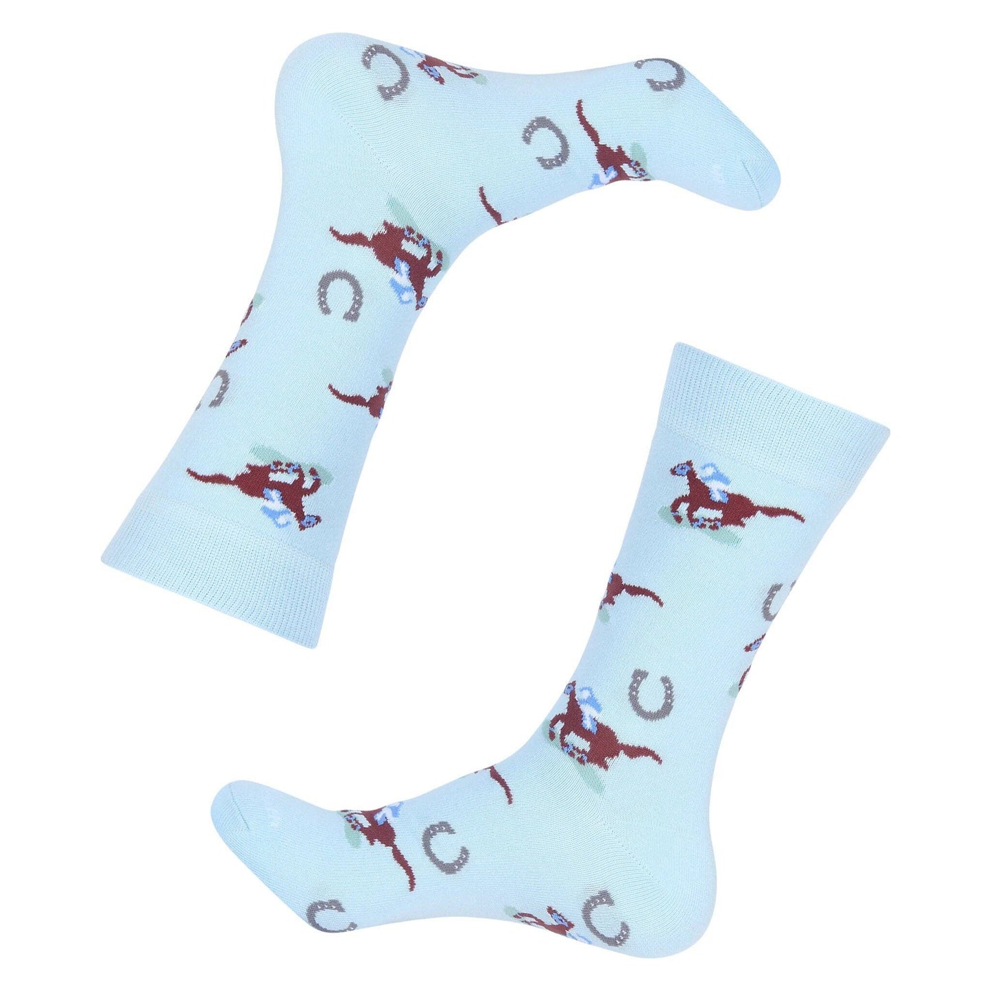 Blue Raceday Derby Sock