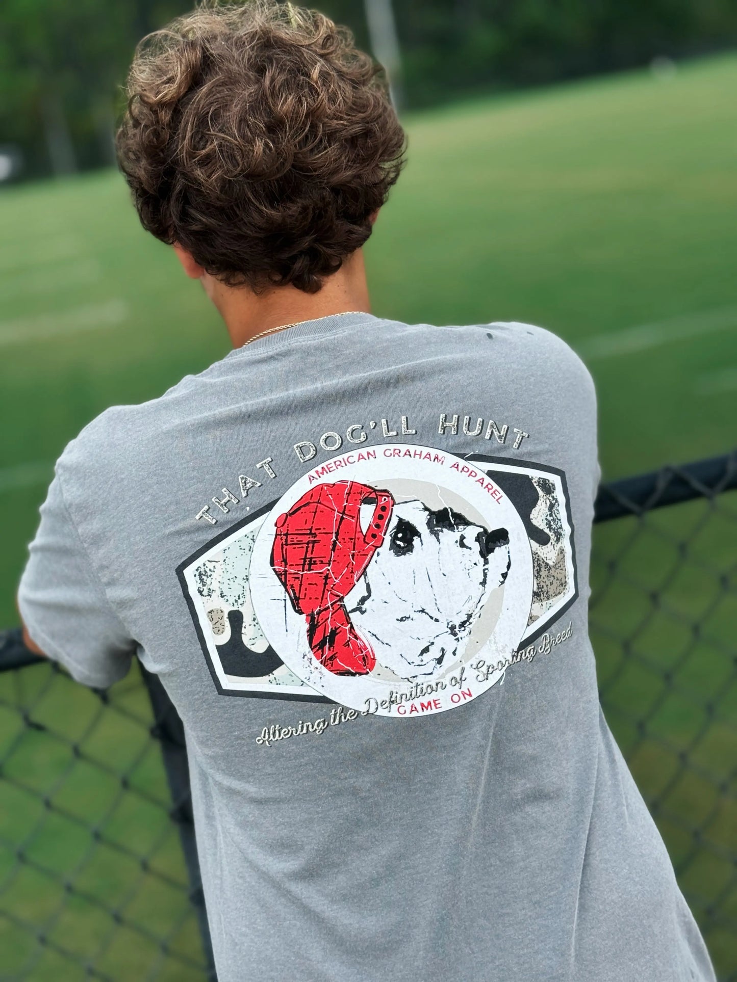 Game On: Sporting Bulldog Graphic T-Shirt - American Graham Apparel American Graham Apparel