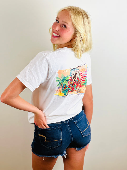 American Graham Star Spangled Summer Comfort Tee American Graham