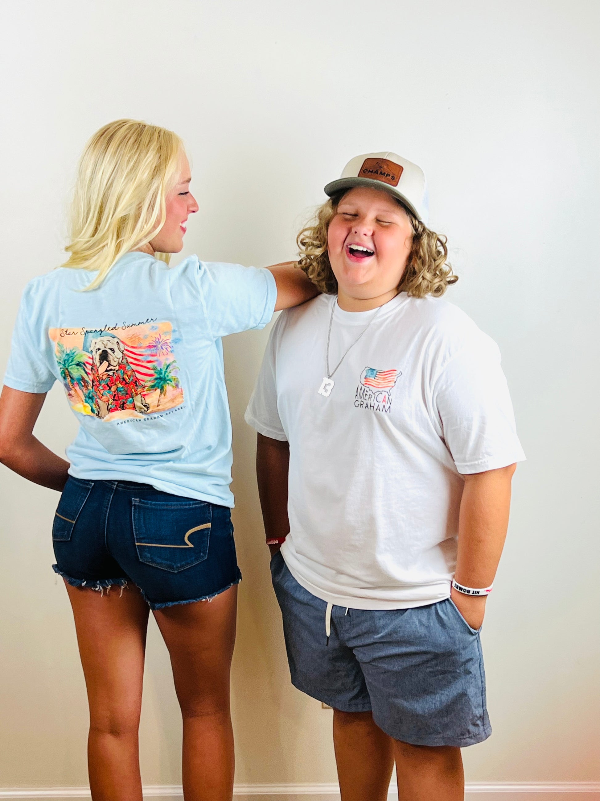 American Graham Star Spangled Summer Comfort Tee American Graham
